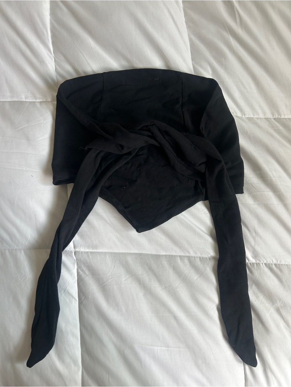 Dont wat the homies. Black Tie-Front bandana